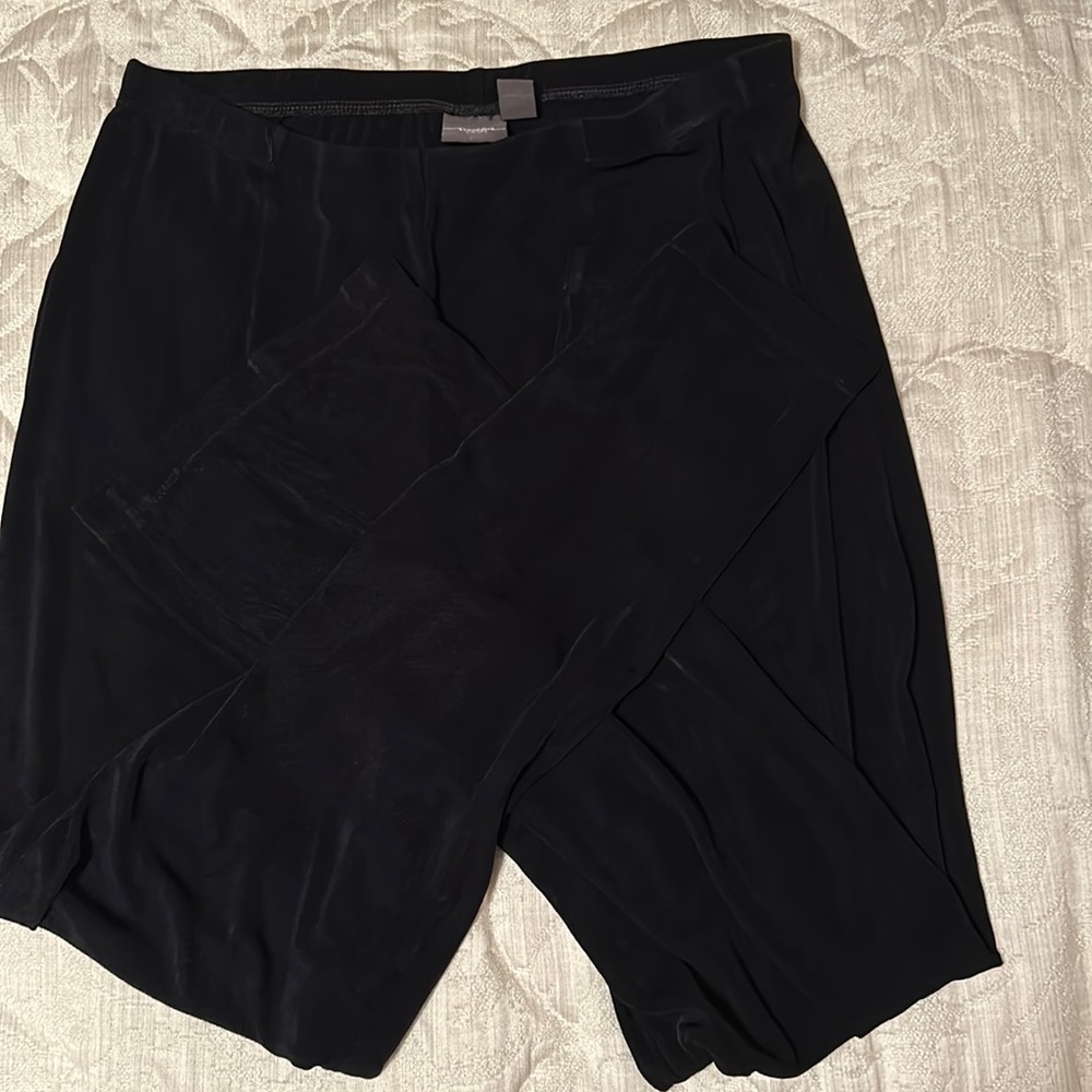 Chico black elastic waist dress pants